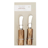 Mango Wood Cheese Spreaders