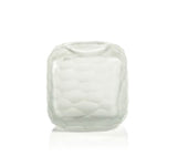 Hammered Frosted Glass Vase