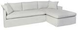 Louis 2-Piece Sectional/ Right Facing Chaise